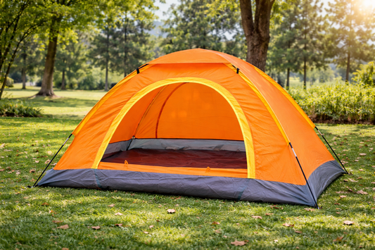 Bonterra 2 Person Tent with PVC Ground Sheet and Silver Fabric